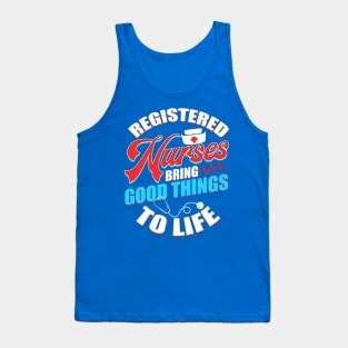 Registered Nurses Funny Humor RN Tank Top